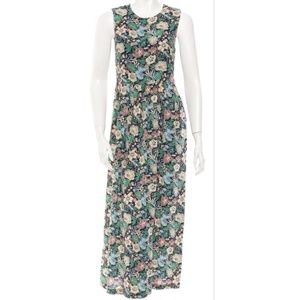 Steven Alan Silk Floral Sleeveless Maxi